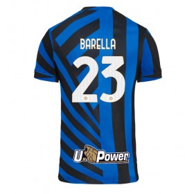 Inter Milan Nicolo Barella #23 Hemmakläder 2024-25 Kortärmad